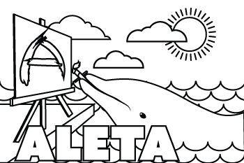 Aleta drawing.