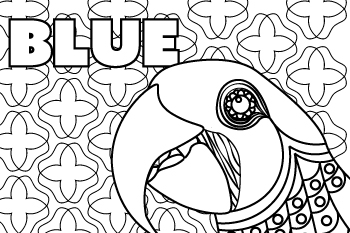 Drawing of Blue