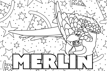 Drawing of Merlin