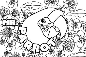 Draw Mr Parrot