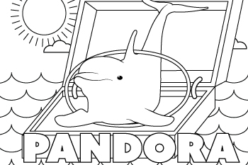 Drawing of Pandora