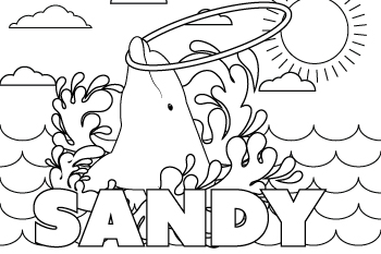 Sandy drawing