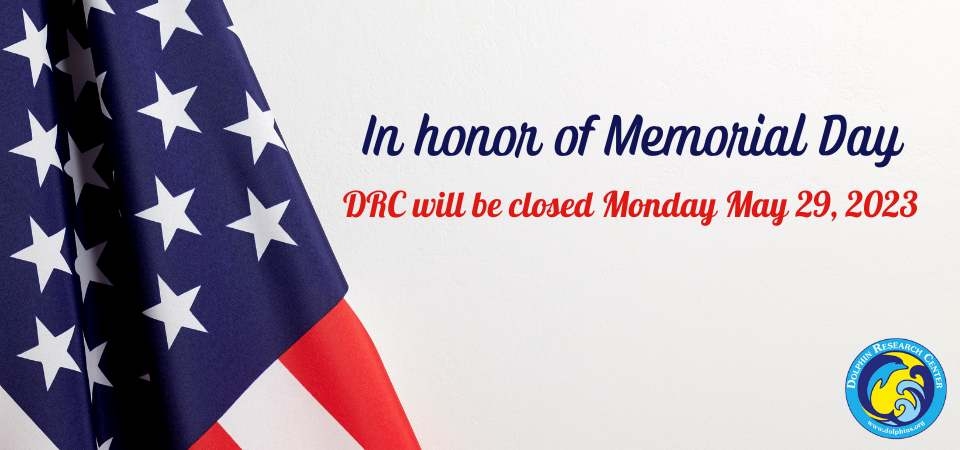 DRC will be closed on May 29, 2023 in honor of Memorial Day